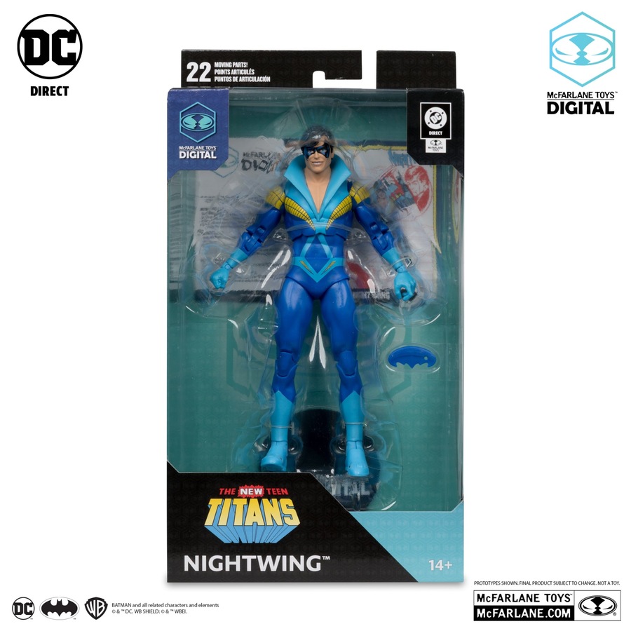 McFarlane Digital DC Direct Nightwing Silver Age 7 inch Figure