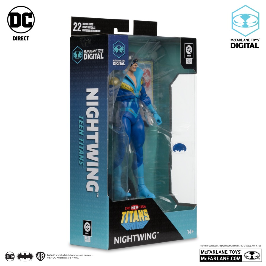 McFarlane Digital DC Direct Nightwing Silver Age 7 inch Figure