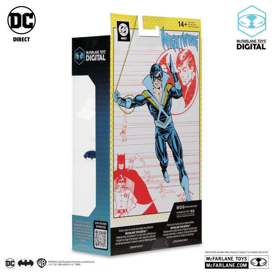 McFarlane Digital DC Direct Nightwing Silver Age 7 inch Figure