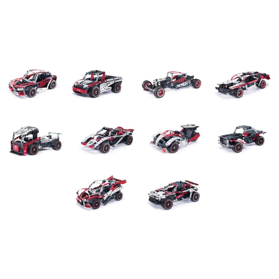 Meccano 25-in-1 Motorized Supercar STEM Model Building Kit