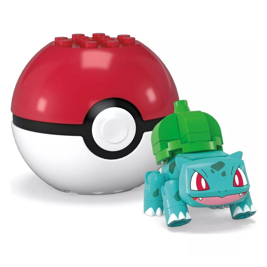 Mega Bloks Pokemon Evergreen Poke Ball Collection Bulbasaur