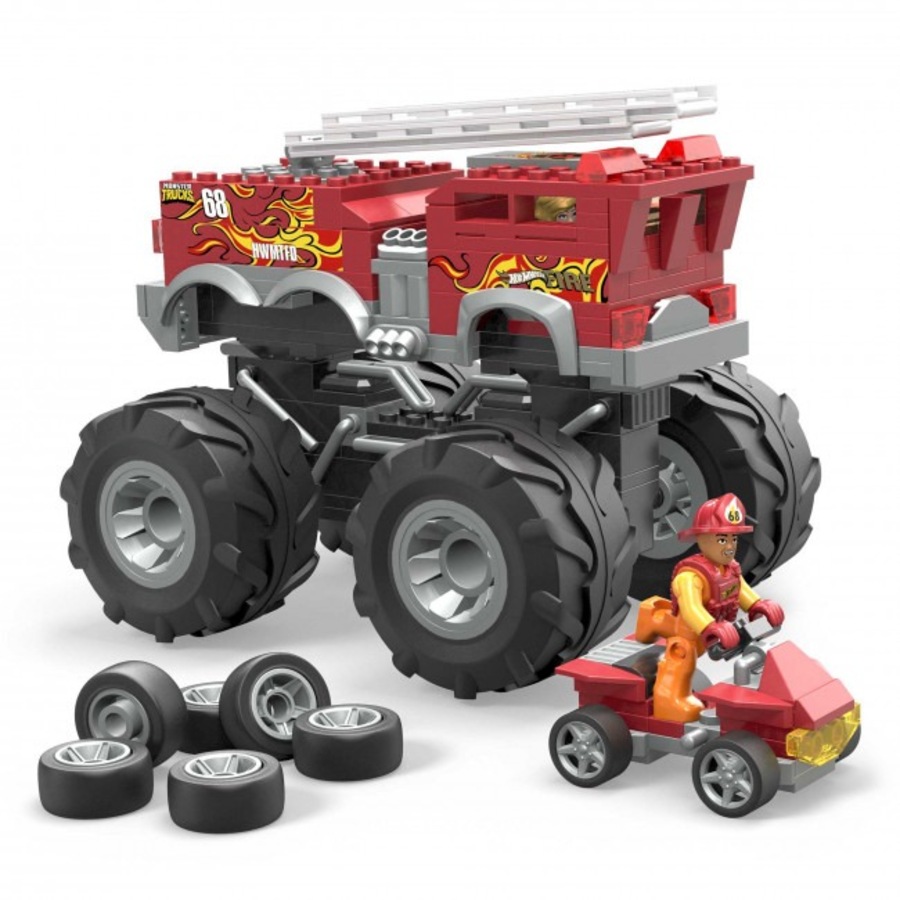 MEGA Hot Wheels Monster Trucks 5-Alarm Fire Truck