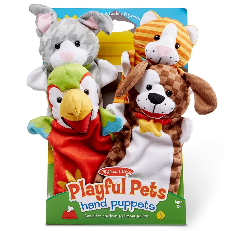 Melissa and Doug Playful Pets Hand Puppets