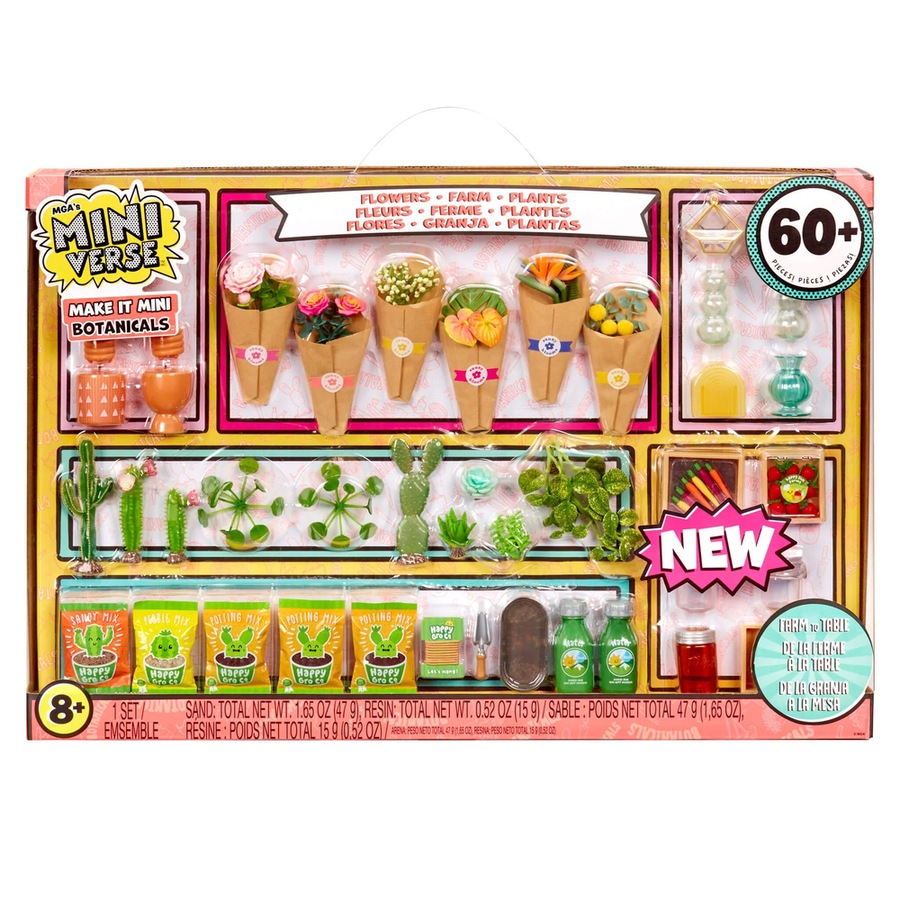 MGA's Miniverse Make It Mini Botanicals Farm to Table Deluxe Set