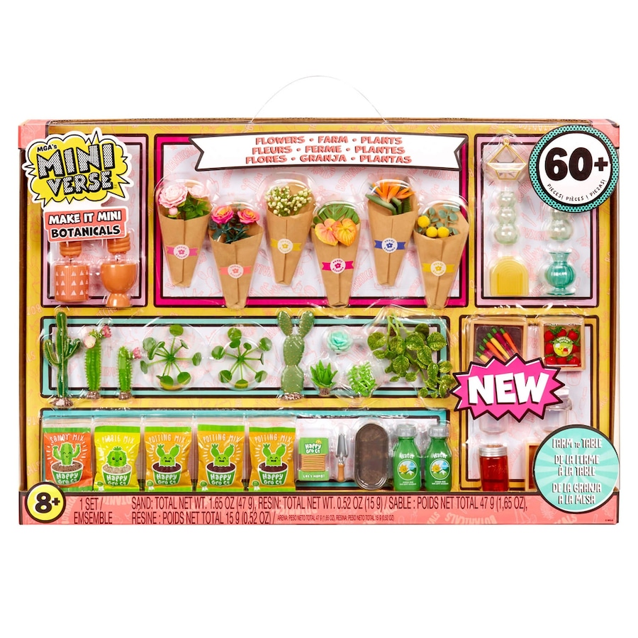 MGA's Miniverse Make It Mini Botanicals Farm to Table Deluxe Set