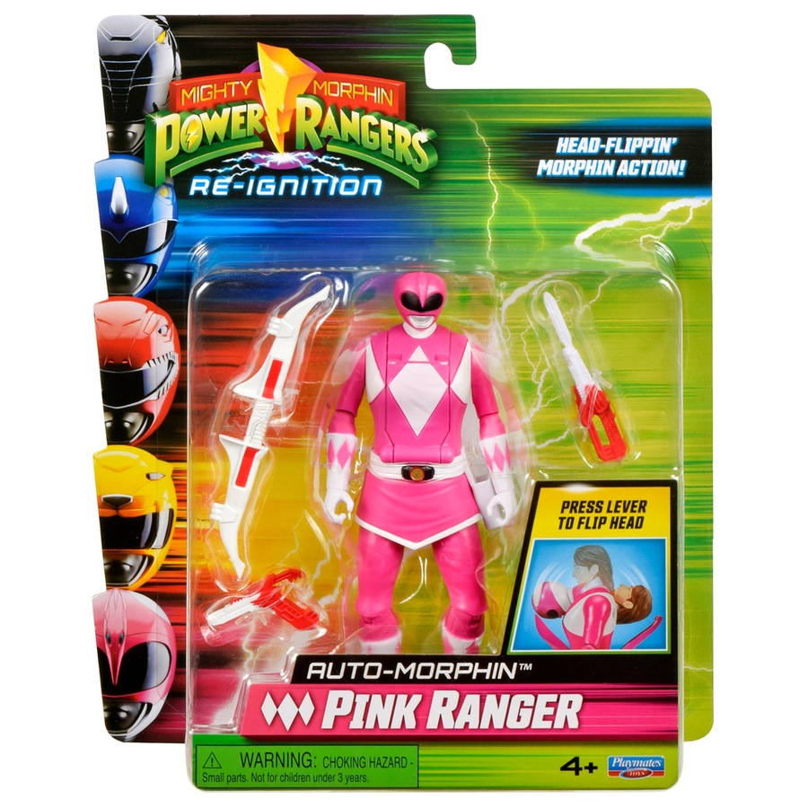 Mighty Morphin Power Rangers Re-Ignition Auto-Morphin Pink Ranger Action Figure
