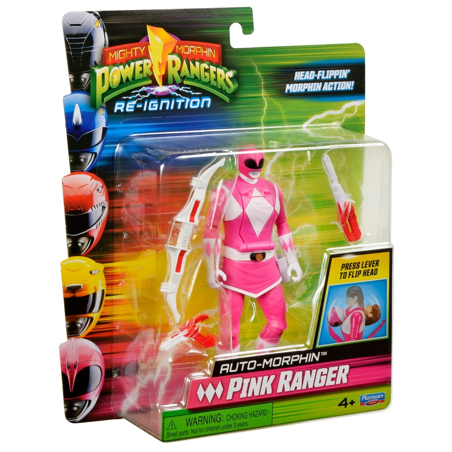 Mighty Morphin Power Rangers Re-Ignition Auto-Morphin Pink Ranger Action Figure
