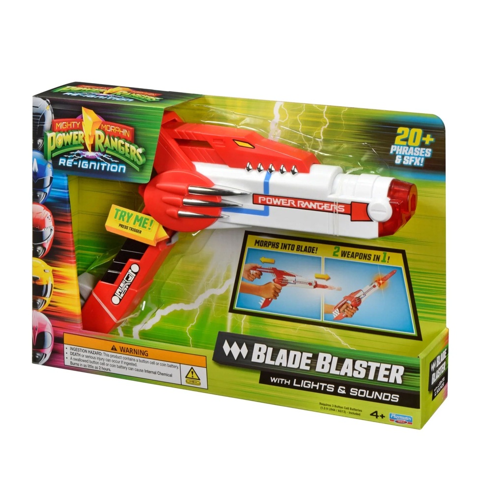 Buy Mighty Morphin Power Rangers Re-Ignition Blade Blaster Toy - MyDeal ...