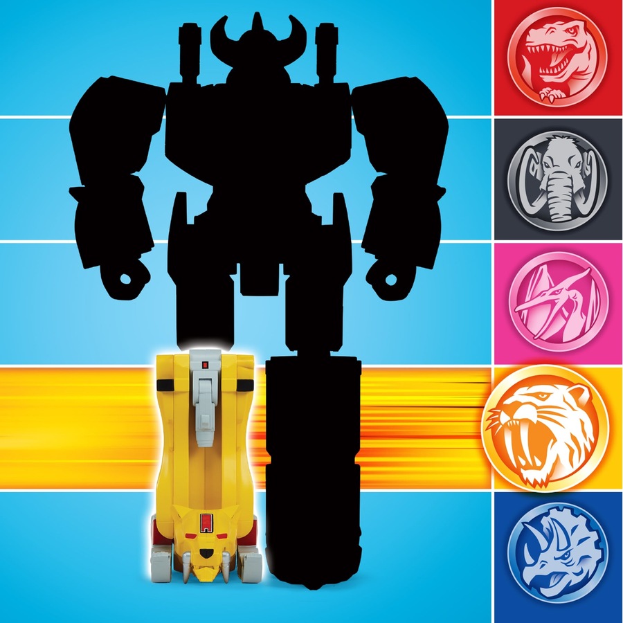Mighty Morphin Power Rangers Re-Ignition Combinable Dinozord Sabertooth Tiger Toy