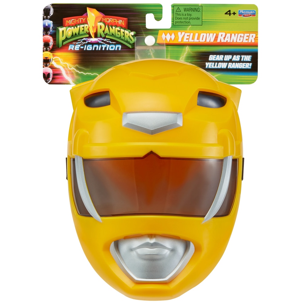 Buy Mighty Morphin Power Rangers Re-Ignition Yellow Ranger Mask ...