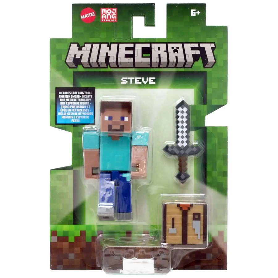 Buy Minecraft Core Figure Steve 3.25 inch Scale Figure - Everyday ...