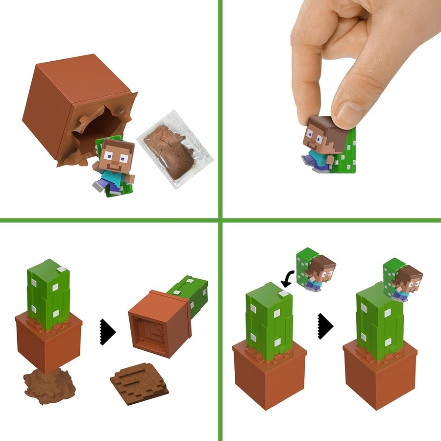 Minecraft Mini Mode Bloom Blocks Capsule (Cactus)