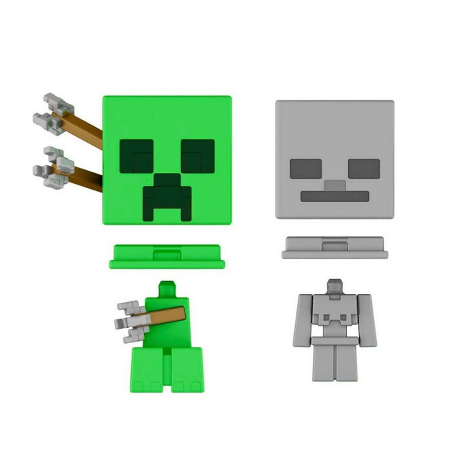 Minecraft Mob Head Minis Multi Pack Creeper Target Practice