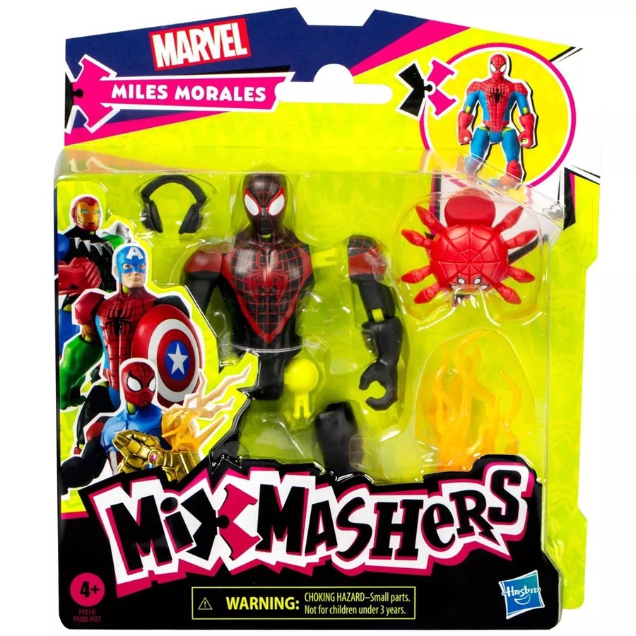 Mix Mashers Marvel Spider-Man Miles Morales Action Figure