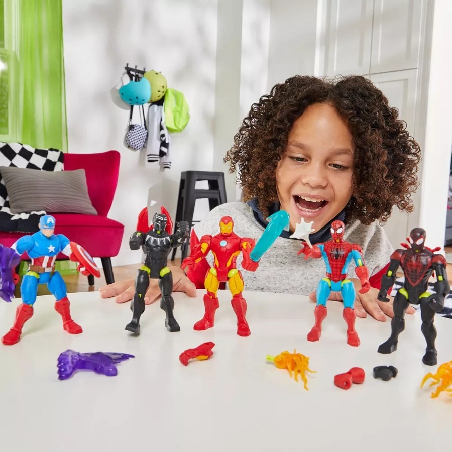 Mix Mashers Marvel Spider-Man Miles Morales Action Figure