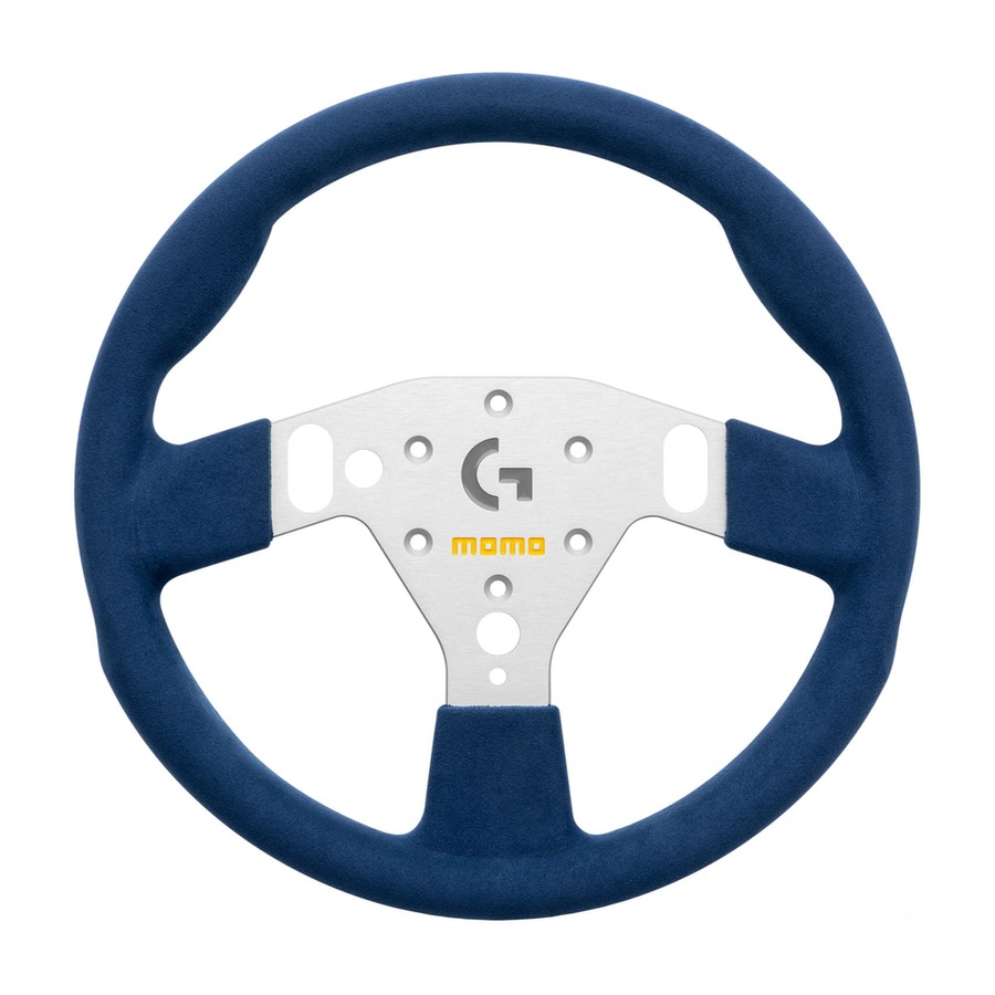 MOMO × Logitech G Sim GT 320 Steering Wheel Attachment for RS Wheel Hub (Blue)