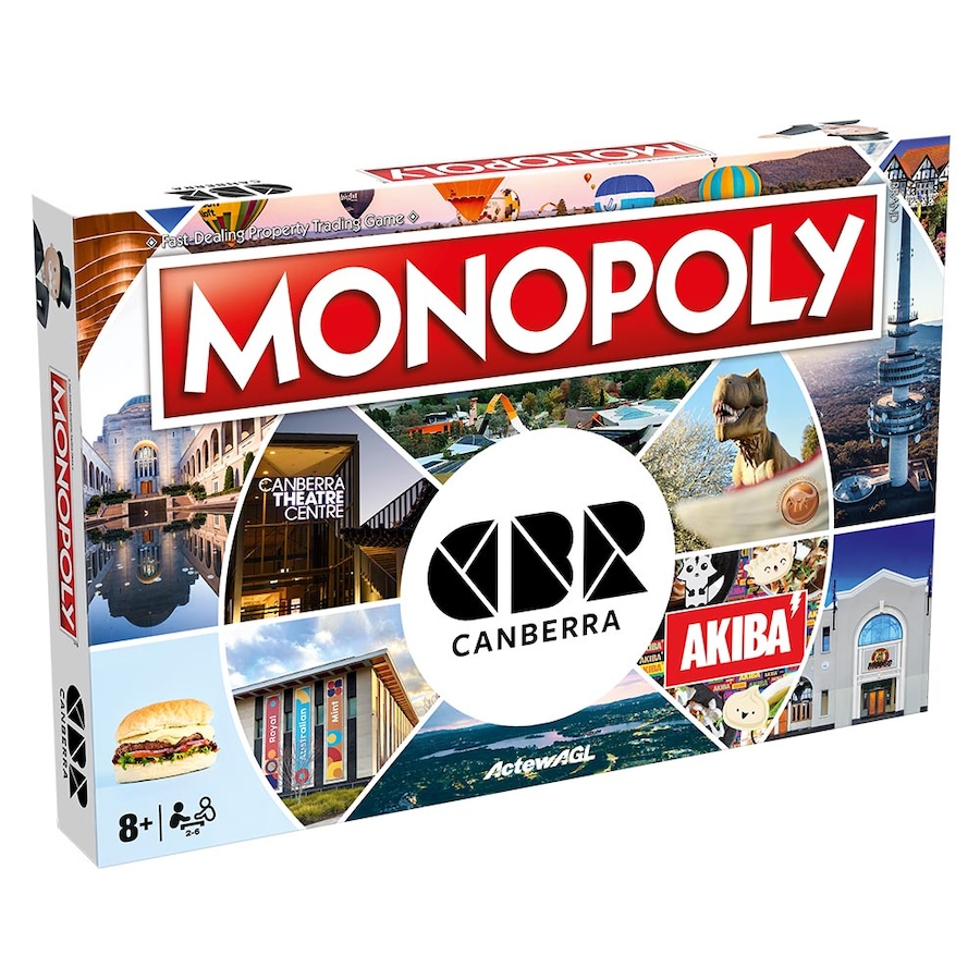 Monopoly Canberra Edition Board Game