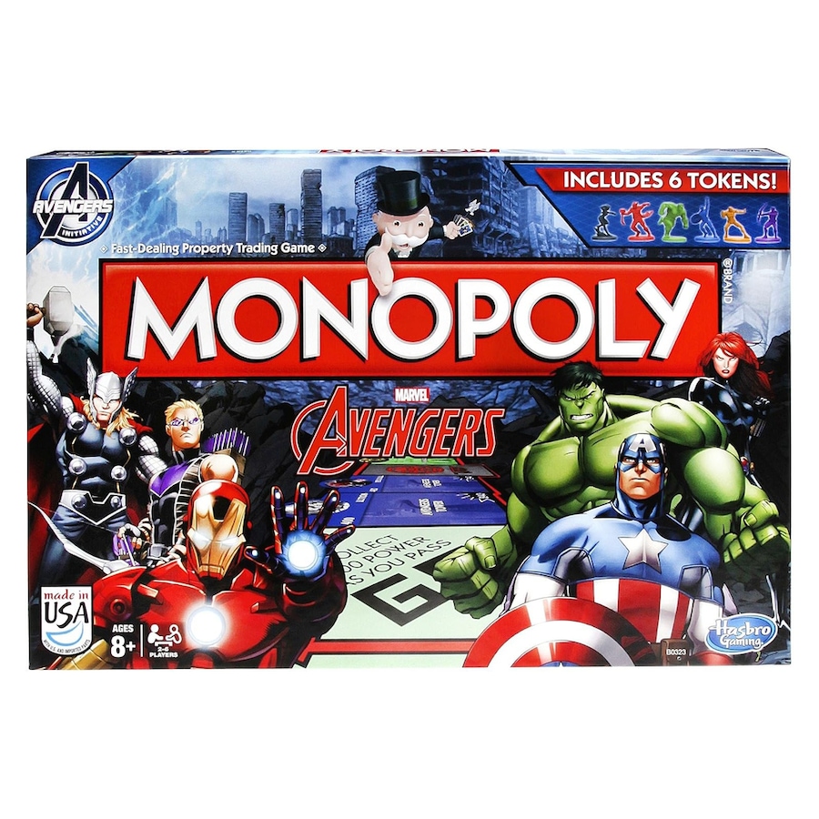 Monopoly Marvel Comics Avengers Initiative Edition Board Game