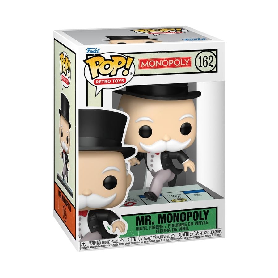 Monopoly Mr. Monopoly Pass Go Funko POP! Vinyl