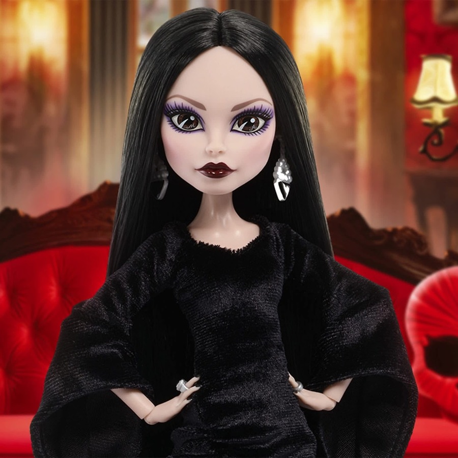 Buy Monster High X Wednesday Morticia Addams Skullector Doll - Everyday ...
