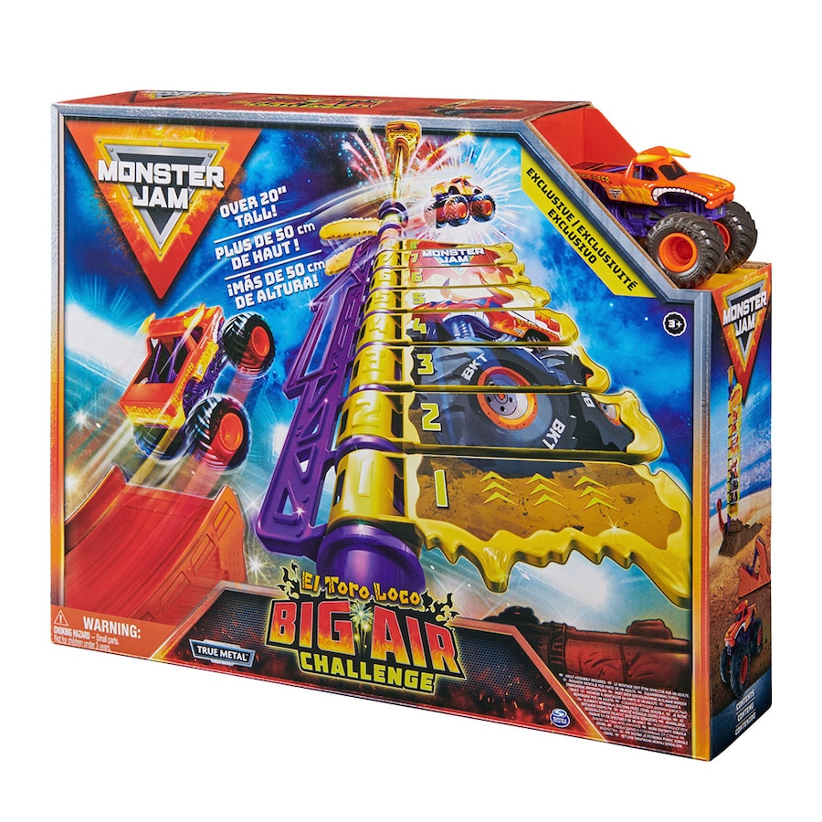 Monster Jam El Toro Loco Big Air Challenge Playset