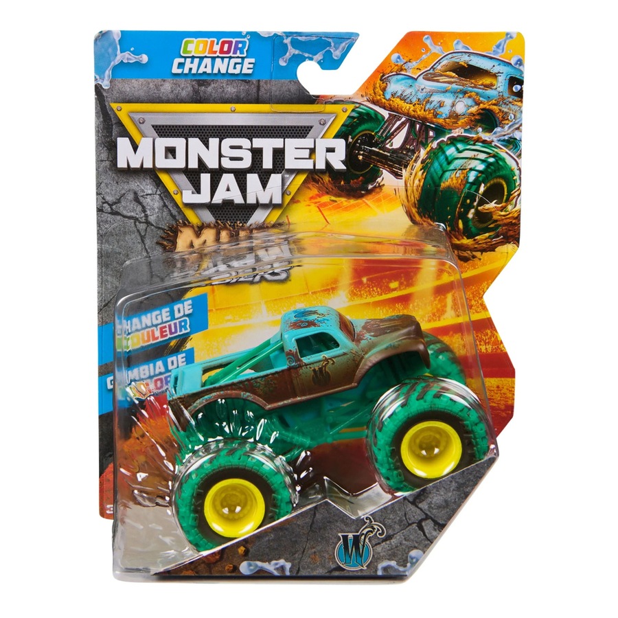 Monster Jam Mud Blasters W (Whiplash) 1:64 Scale Diecast Truck