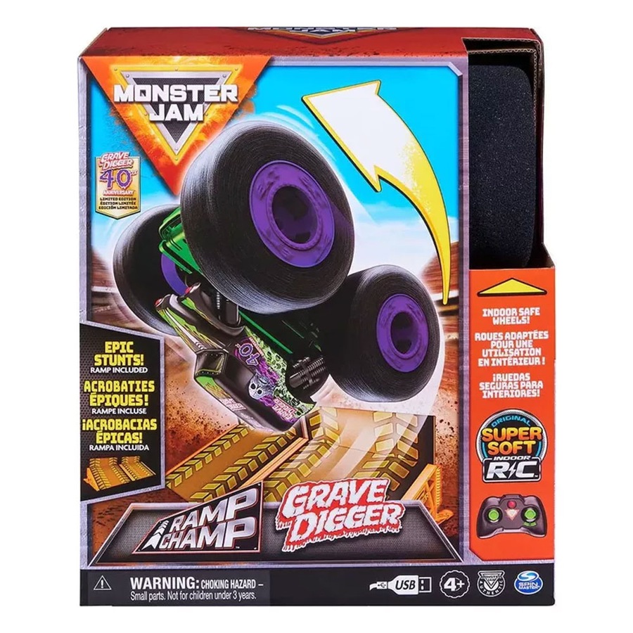 Monster Jam RC Ramp Champ Grave Digger