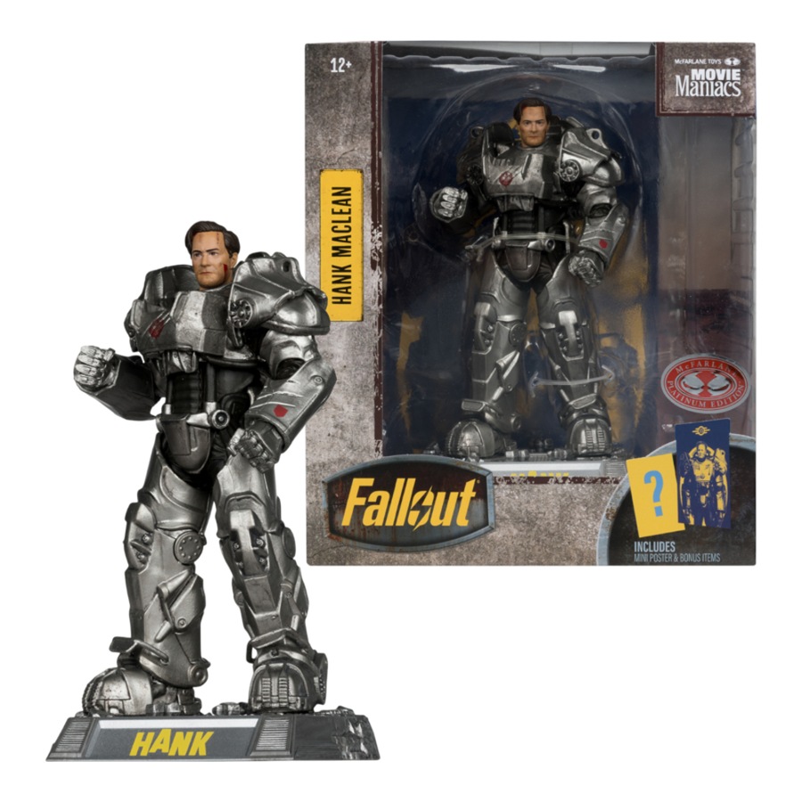 Movie Manics Fallout TV Season 2 Hank Platinum Edition 6 inch Posed Figure