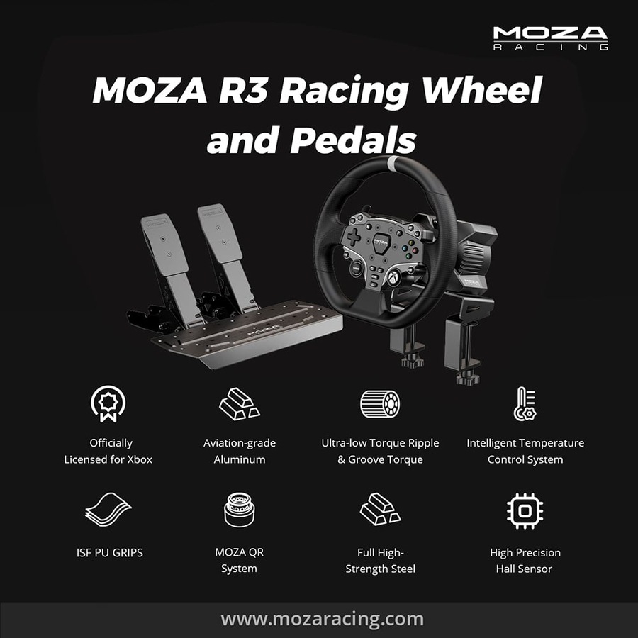 MOZA Racing R3 Bundle for Xbox / PC