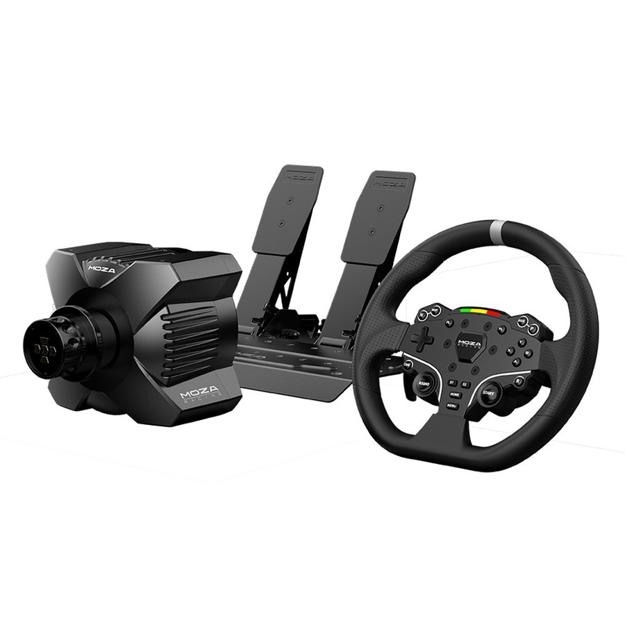 MOZA Racing R3 Racing Wheel and Pedals Bundle For PC