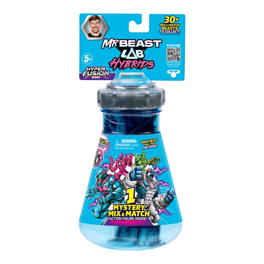 Mr Beast Lab Hybrids Hyper Fusion Series Mystery Mix and Match Single Hybrid Pack