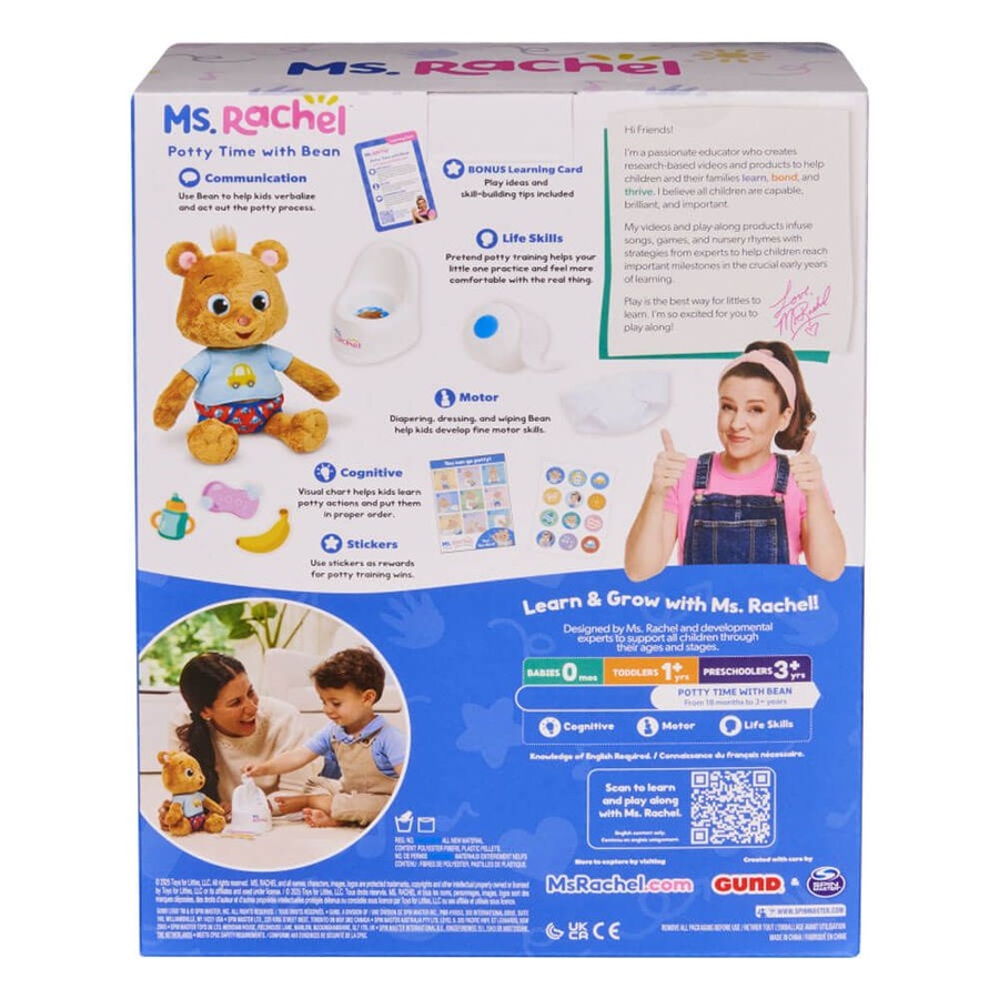 Ms Rachel Potty Time with Bean Playset