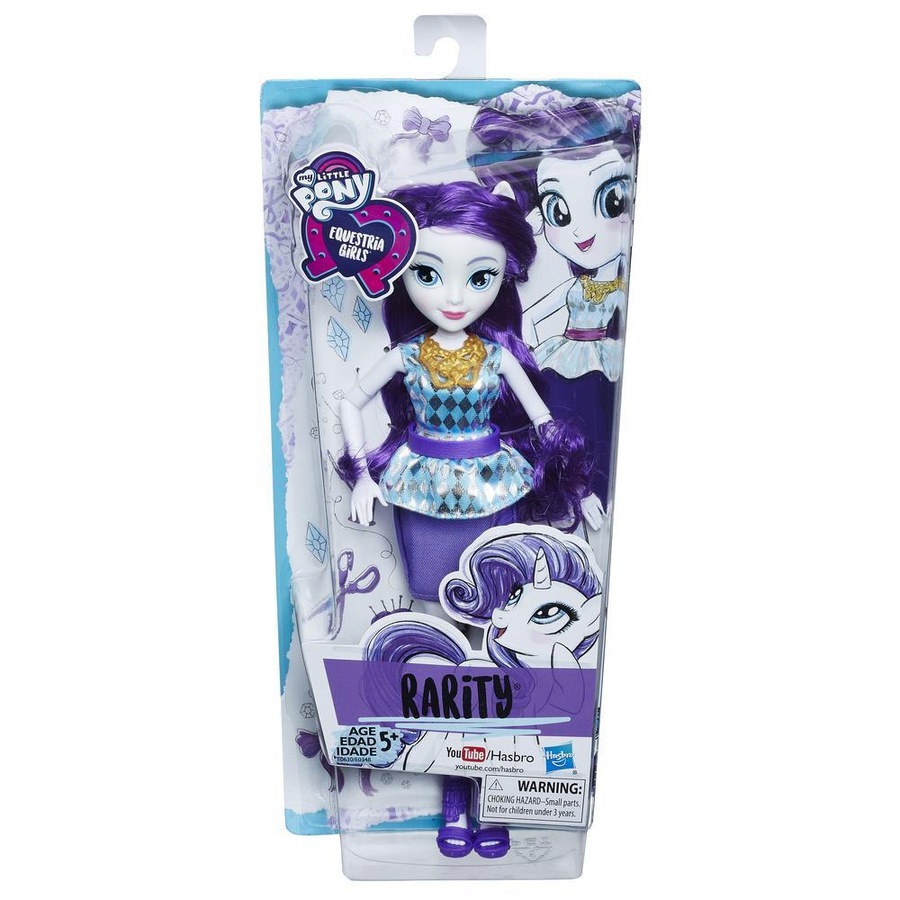 Buy My Little Pony Equestria Girls Rarity Classic Style Doll - Everyday ...