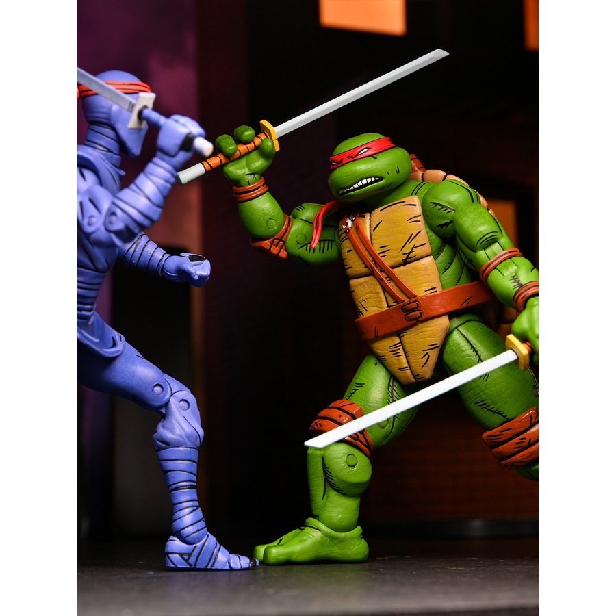 Buy NECA Teenage Mutant Ninja Turtles Mirage Comics Leonardo 7 inch ...