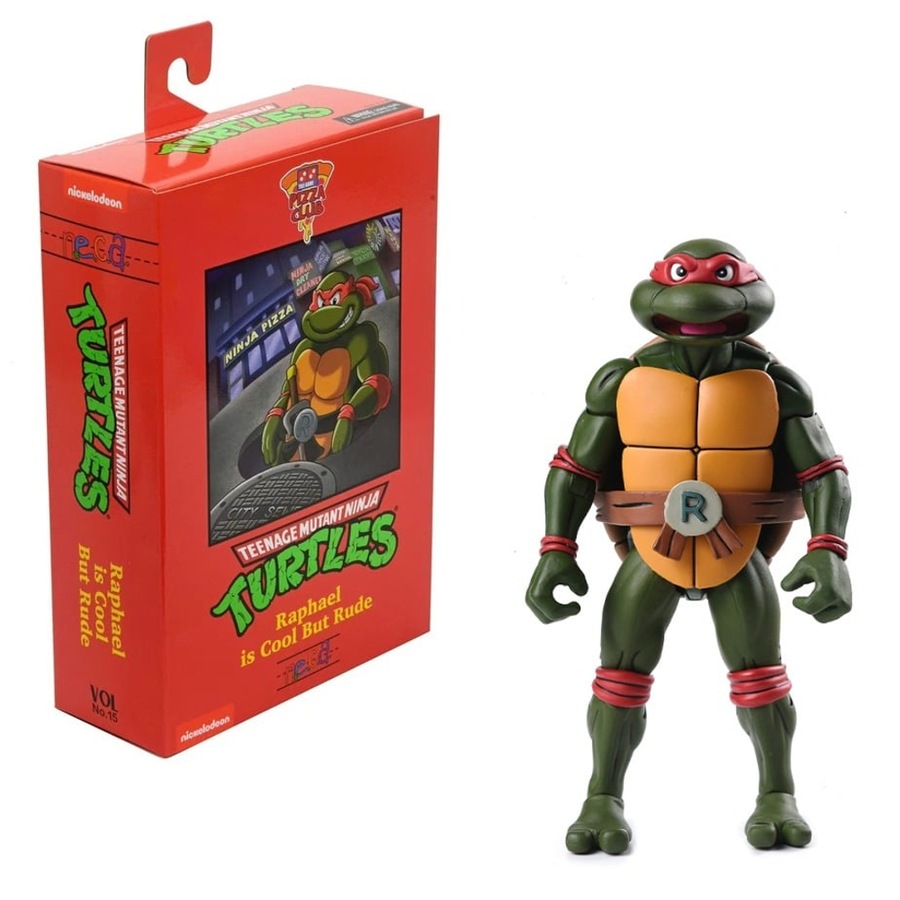 NECA Teenage Mutant Ninja Turtles VHS Ultimate Raphael 7 inch Action Figure