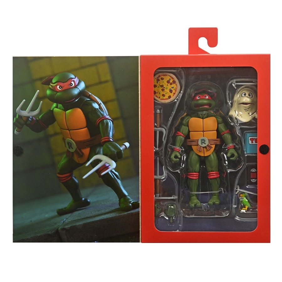 NECA Teenage Mutant Ninja Turtles VHS Ultimate Raphael 7 inch Action Figure