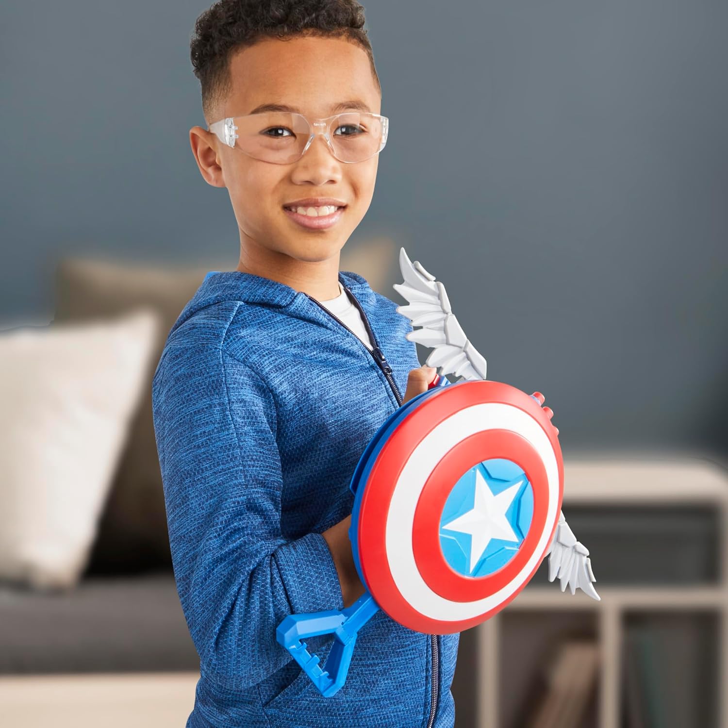 NERF Marvel Captain America Brave New World Skyshot Blaster