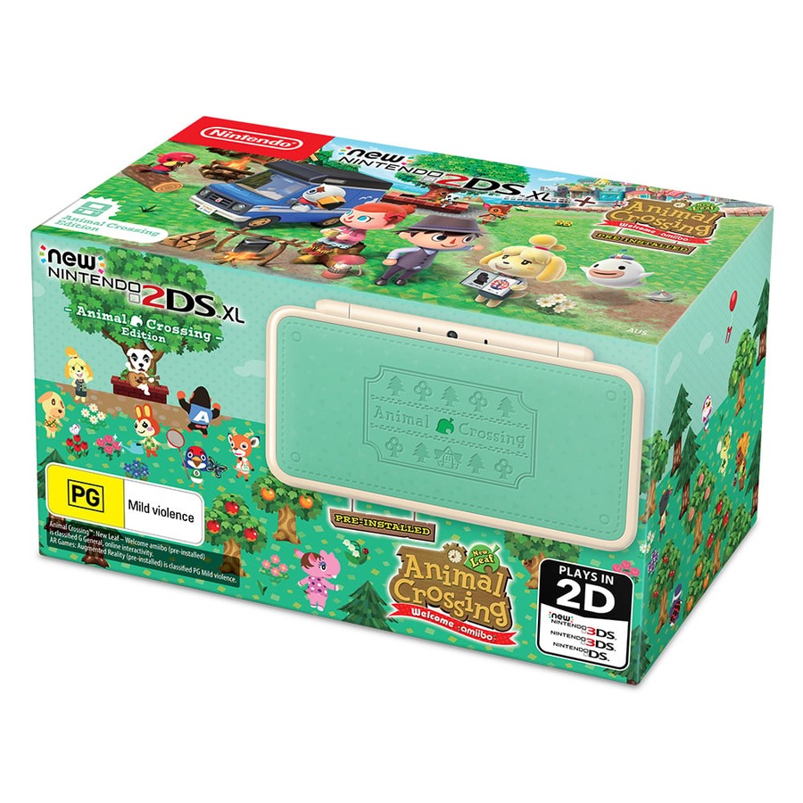 New Nintendo 2DS XL Animal Crossing Edition Console