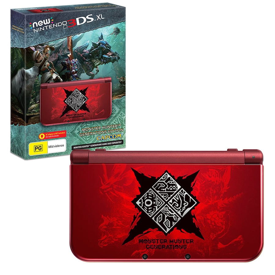 New Nintendo 3DS XL Console Monster Hunter Generations Edition