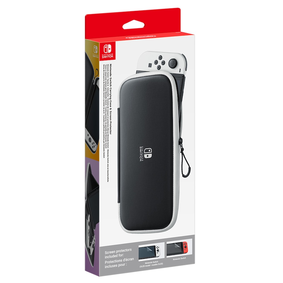 Nintendo Switch Carrying Case and Screen Protector OLED Model