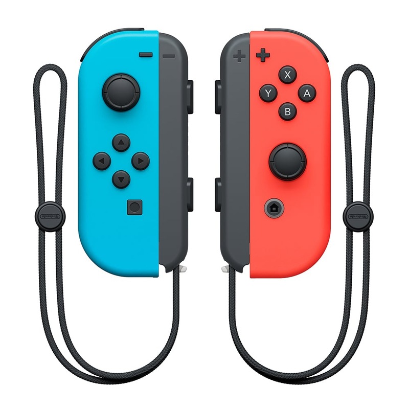 Buy Nintendo Switch Joy-Con Neon Red and Blue Controller Bundle [Pre ...