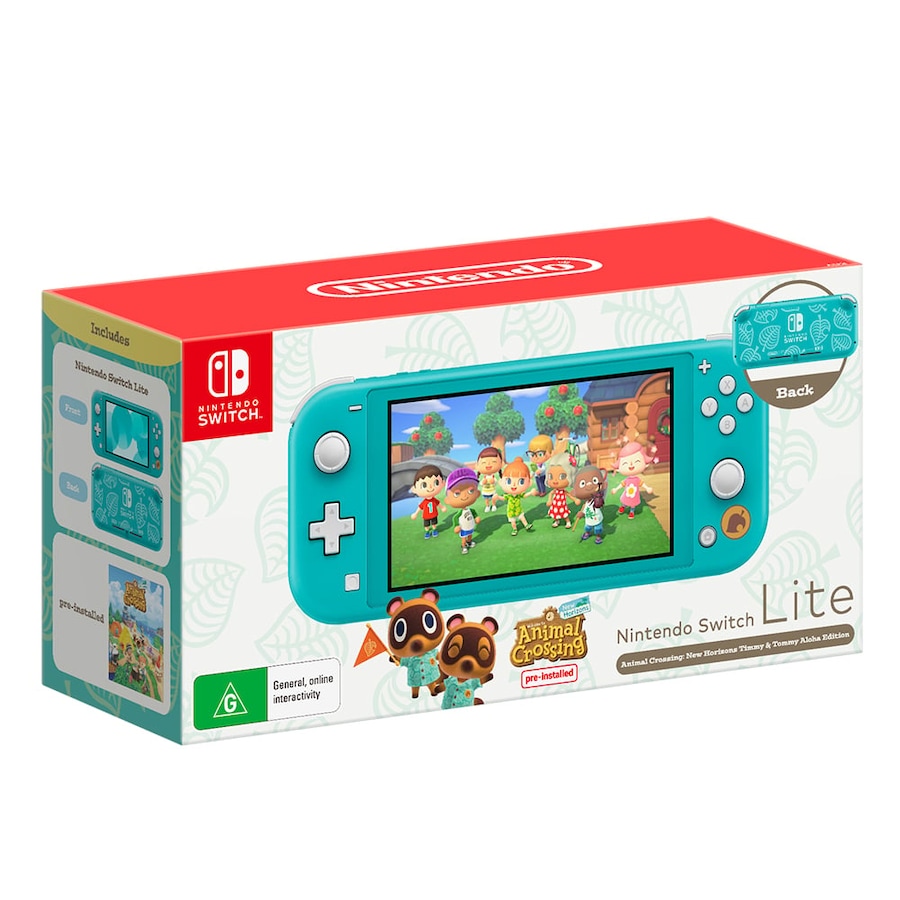 Nintendo Switch Lite Animal Crossing New Horizons Timmy and Tommy Aloha Edition Console