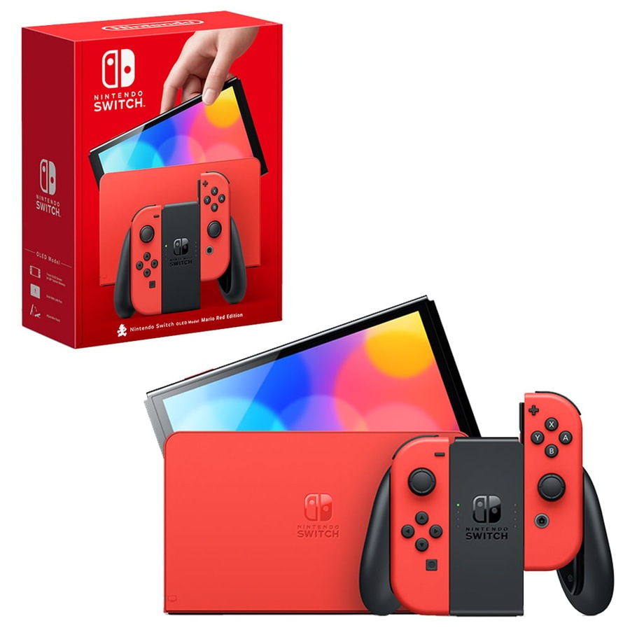 Nintendo Switch OLED Model Mario Red Edition Console