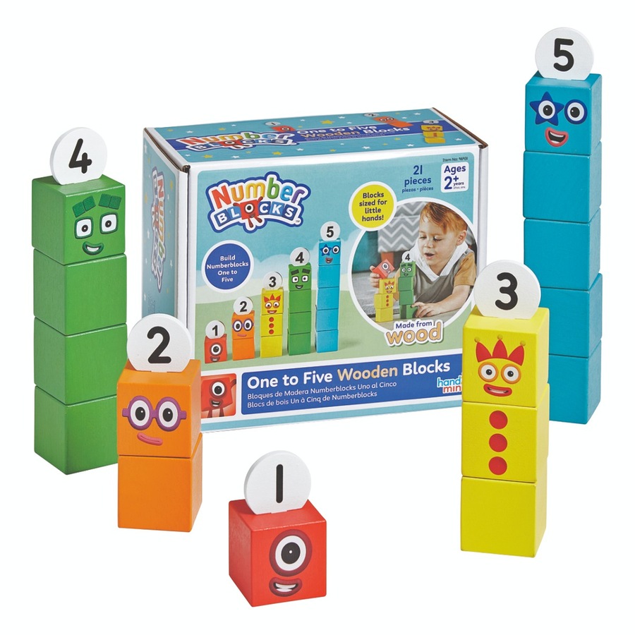 Buy Numberblocks One to Five Wooden Blocks Set - Everyday Rewards Shop