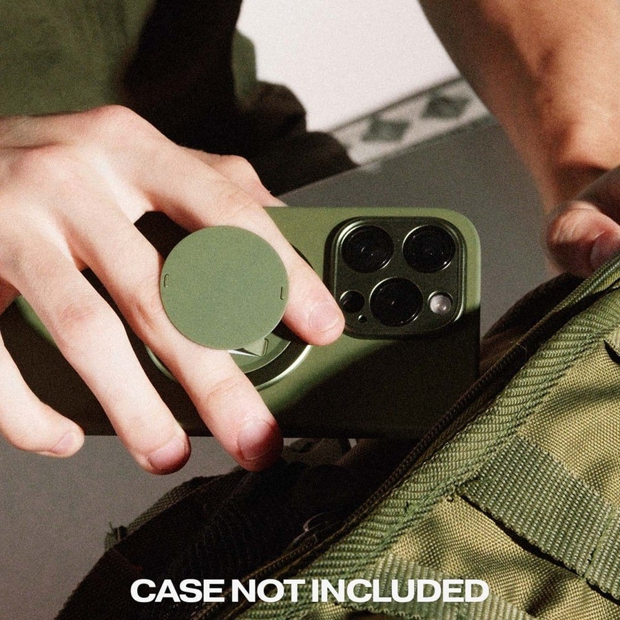 Ohsnap Snap Grip Colour Magnetic Ultra Thin Phone Grip (Crocodile Green)