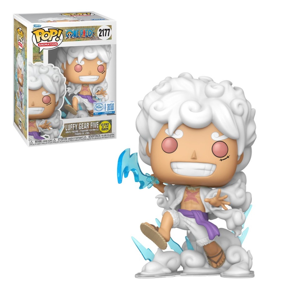 One Piece Luffy Gear 5 Glow Funko POP! Vinyl