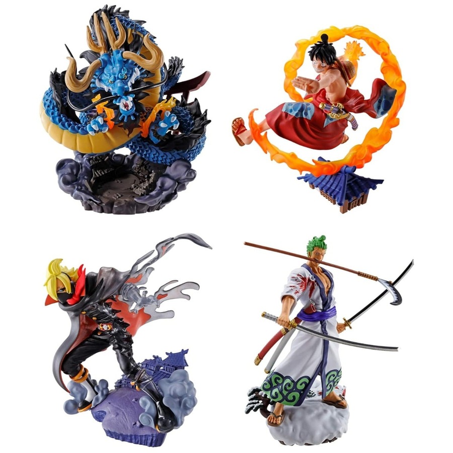 Buy One Piece Wanokuni Vol 1 Logbox ReBirth Set of 4 Figures - Everyday ...