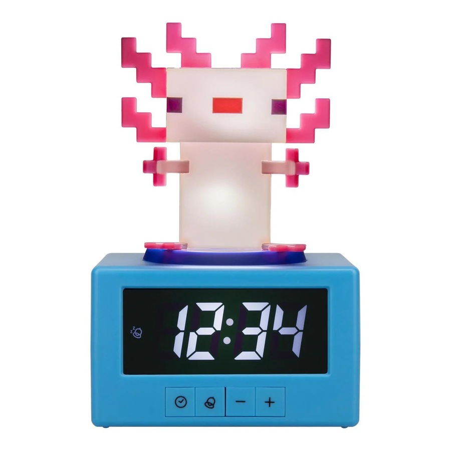 Buy Paladone Minecraft Axolotl Light Up Alarm Clock - Everyday Rewards Shop