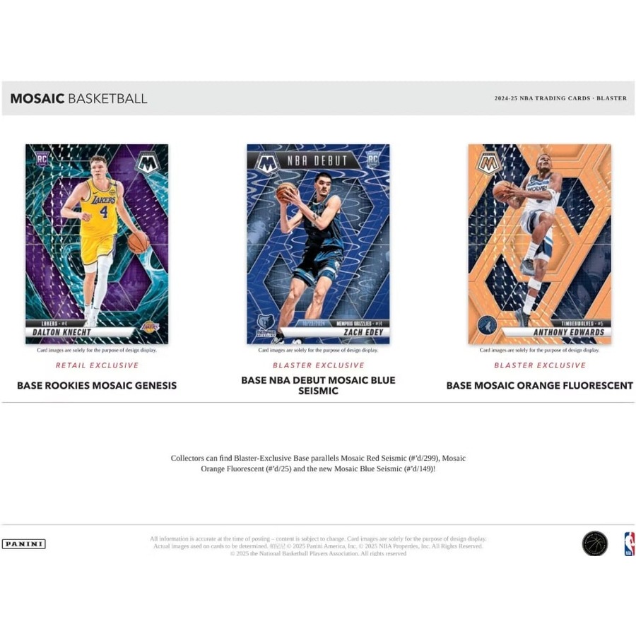 Panini 2024/2025 NBA Mosaic Basketball Blaster Box