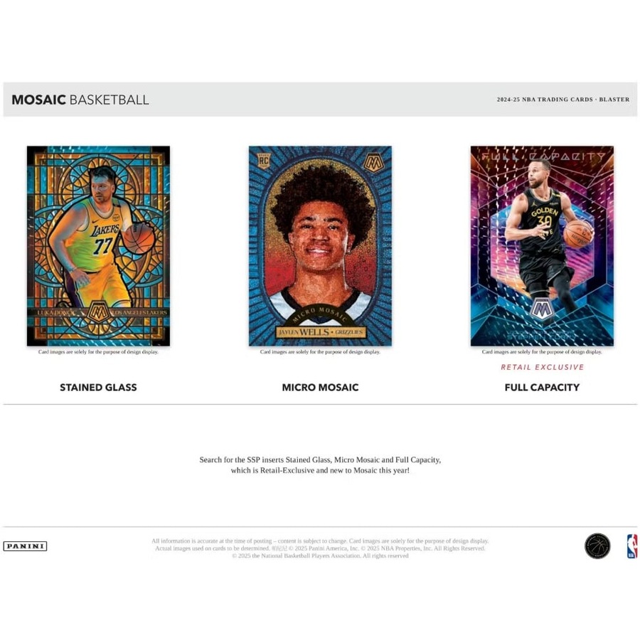 Panini 2024/2025 NBA Mosaic Basketball Blaster Box